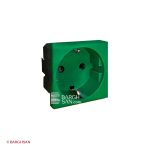 پریز برق آنتی باکتریال ارتدار سبز موزائیک لگراند