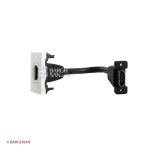 پریز HDMI باریک موزائیک لگراند از زاویه روبرو