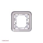 کادر توکار سفید ضد آب پلکسو لگراند 069692 از زاویه رو به رو