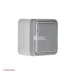 کلید تک پل روکار طوسی ضد آب پلکسو لگراند 069711