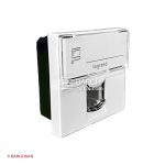 پریز شبکه لگراند Cat5e UTP دو ماژول از زاویه سه بعدی