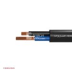 کابل برق افشان 1×2 افشارنژاد خراسان از زاویه کناری