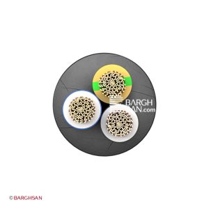 کابل افشان سه رشته افشارنژاد سایز 3*1.5 از زاویه روبرو