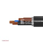 کابل افشان سه رشته افشارنژاد سایز 3*25 از زاویه کناری