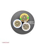 کابل افشان سه رشته افشارنژاد سایز 3*4 از زاویه روبرو