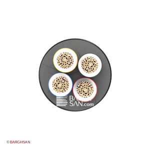 کابل افشان چهار رشته افشارنژاد سایز 4*1 از زاویه روبری