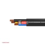 کابل افشان چهار رشته افشارنژاد سایز 4*2.5 از زاویه کناری