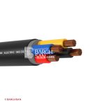 کابل افشان چهار رشته افشارنژاد سایز 4*25 از زاویه کناری