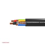 کابل افشان پنج رشته افشارنژاد سایز 1.5*5 از زاویه کناری