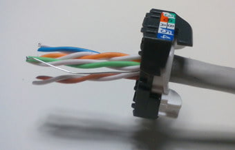 پریز شبکه cat5e لگراند دو ماژول