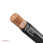 کابل برق مفتول 1*150 خراسان افشارنژاد از زاویه سه بعدی