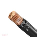 کابل برق مفتول 1*185 خراسان افشارنژاد از زاویه سه بعدی