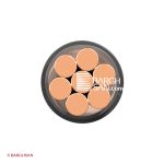 کابل برق مفتول 1*35 افشارنژاد خراسان از زاویه رو به رو