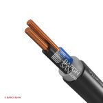 کابل برق مفتول 2*10 خراسان افشارنژاد از زاویه سه بعدی