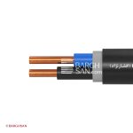 کابل برق مفتول 2*10 افشارنژاد خراسان از زاویه کناری