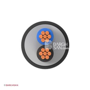 کابل برق مفتول 2*16 افشارنژاد خراسان از زاویه رو به رو