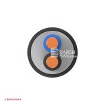 کابل برق مفتول 2*2.5 افشارنژاد خراسان از زاویه رو به رو