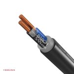 کابل برق مفتول 2*6 خراسان افشارنژاد از زاویه سه بعدی