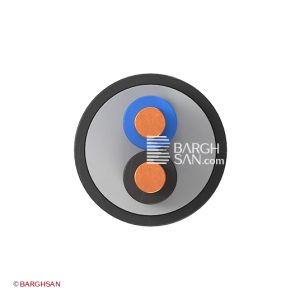 کابل برق مفتول 2*6 افشارنژاد خراسان از زاویه رو به رو