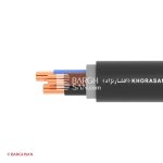 کابل برق مفتول 3*25 افشارنژاد خراسان از زاویه کناری