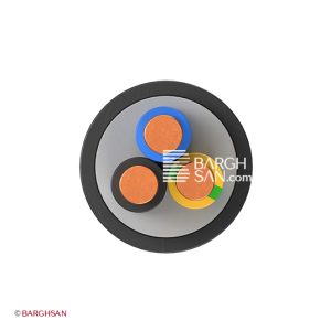 کابل برق مفتول 3*4 افشارنژاد خراسان از زاویه رو به رو