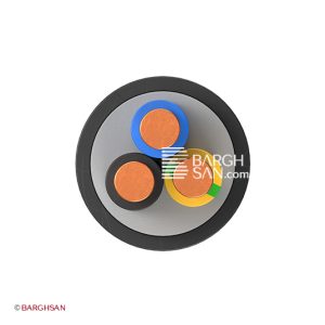 کابل برق مفتول 3*6 افشارنژاد خراسان از زاویه رو به رو