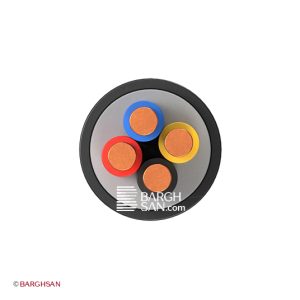 کابل برق مفتول 4*1.5 افشارنژاد خراسان از زاویه رو به رو