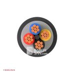 کابل برق مفتول 4*16 افشارنژاد خراسان از زاویه رو به رو