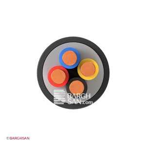 کابل برق مفتول 4*2.5 افشارنژاد خراسان از زاویه رو به رو