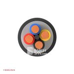 کابل برق مفتول 4*6 افشارنژاد خراسان از زاویه رو به رو