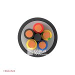 کابل برق مفتول 5*4 افشارنژاد خراسان از زاویه رو به رو