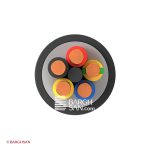 کابل برق مفتول 5*6 افشارنژاد خراسان از زاویه رو به رو