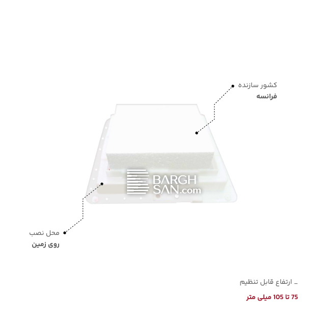 ارتفاع قابل تنظیم و محل نصب زیر کف خواب لگراند