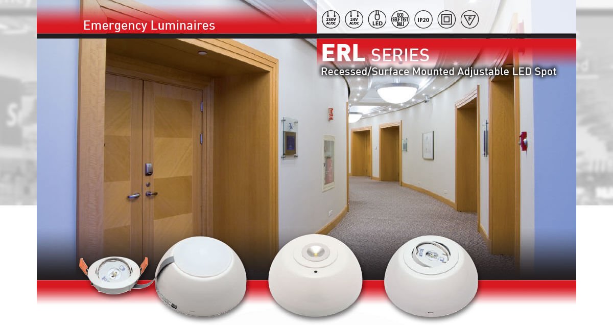 چراغ اضطراری سری ERL ای ای سی