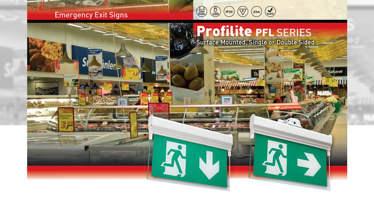 چراغ اضطراری سری پروفیلایت eec