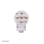 نری 3 فاز 5 شاخ سفید ضد آب پلکسو لگراند 055157 از زاویه رو به رو