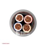 کابل افشان شیلددار افشارنژاد سایز 1.5*4 از زاویه روبرو