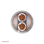 کابل افشان شیلددار افشارنژاد سایز 1.5*2 از زاویه روبرو