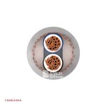 کابل افشان شیلددار افشارنژاد سایز 1*2 از زاویه روبرو