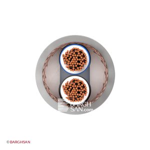 کابل افشان شیلددار افشارنژاد سایز 2.5*2 از زاویه روبرو