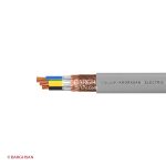 کابل افشان شیلددار افشارنژاد سایز 2.5*3 از زاویه کناری