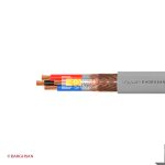 کابل افشان شیلددار افشارنژاد سایز 1*4 از زاویه کناری