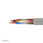 کابل افشان شیلددار افشارنژاد سایز 1*5 از زاویه کناری