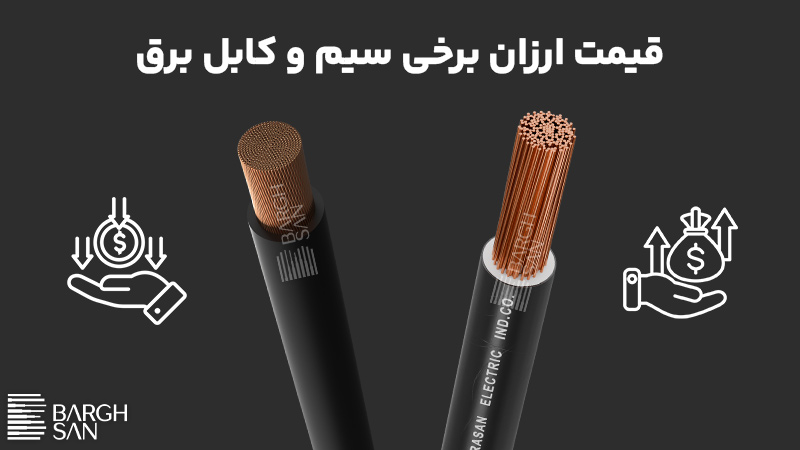 قیمت ارزان برخی سیم و کابل برق