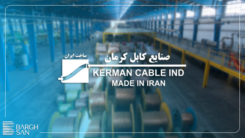 شرکت سیم و کابل کرمان به همراه لوگو
