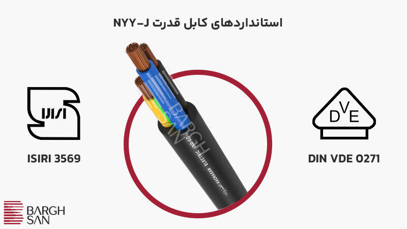 استانداردهای کابل قدرت NYY-J