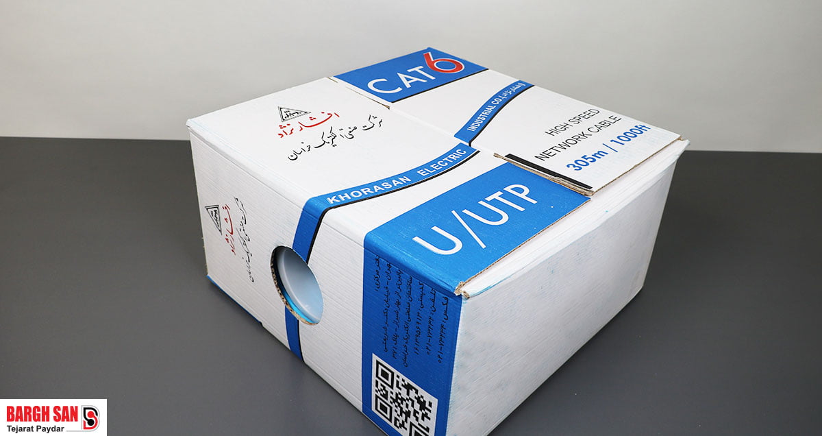 کابل شبکه Cat6 UTP خراسان افشارنژاد