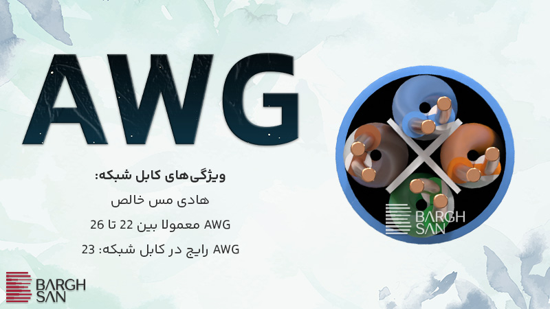 ویژگی هادی و استاندارد awg کابل شبکه