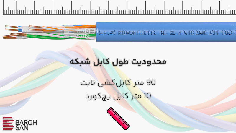 محدودیت طول کابل شبکه
