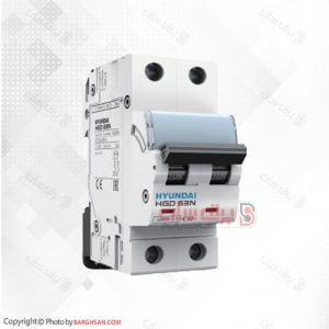 کلید مینیاتوری دو پل 4 آمپر هیوندای